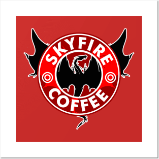 Skyfire Coffee Posters and Art